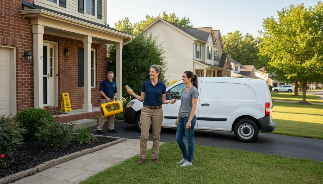 Residential water damage restoration in Enterprise, NV